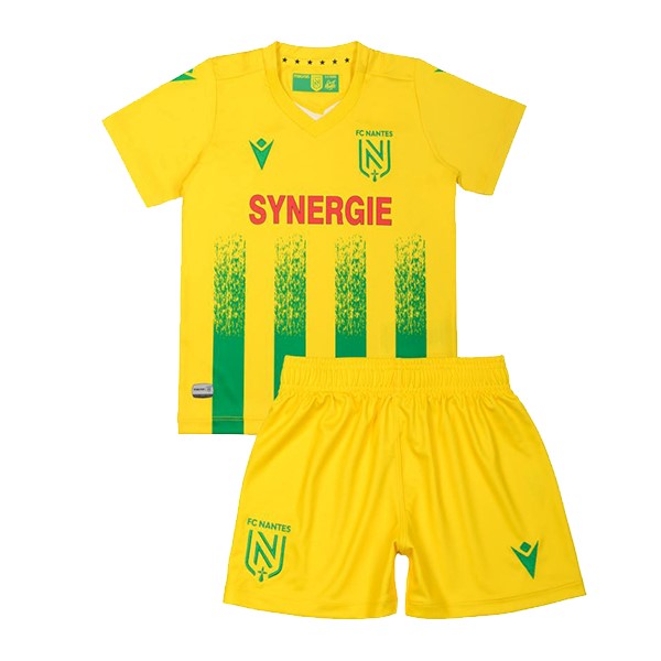 Camiseta Nantes Replica Primera Ropa Niños 2020/21 Amarillo